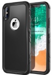 Comsoon iPhone X Case, [Support Wireless Charging]Heavy Duty Protection Shock Absorption [Slim] [Dual Layer] Hybrid Soft TPU Cover & Hard Outer PC Shell Tough Drop Cushion for iPhone X