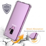 Galaxy S9 Plus Case, Comsoon [Drop Cushion] [Crystal Clear] Soft TPU Bumper Slim Protective Case Cover with Raised Bezels for Samsung Galaxy S9 Plus 2018 (Clear)