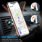 Magnetic Car Phone Holder, Comsoon Universal Car Air Vent Mount with 360° Rotation, Adjustable Cell Phone Car Cradle for iPhone X XS Max XR 8 7 Plus 6 6s Plus, Galaxy S9 S8 Plus Note 9 8, and etc. (Black)