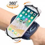 Sports Wristband, Comsoon 360° Rotatable Forearm Armband Phone Holder for iPhone XS Max/ XR/8 Plus/7, Galaxy Note9/S9 Plus/S9 & Other 4”-6.5” Smartphone, with Key Holder for Biking Running